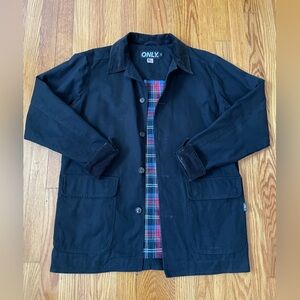 ONLY. Made in USA Chore Jacket Black